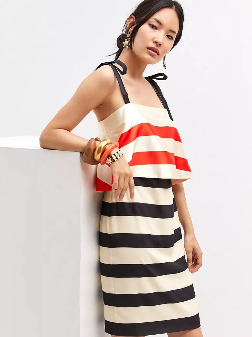 🆕 ANTHROPOLOGIE MARE MARE SATIN MINI DRESS | SIZE M | NWT